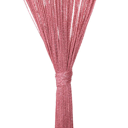 String Curtains 2 pcs Pink 140x250 cm