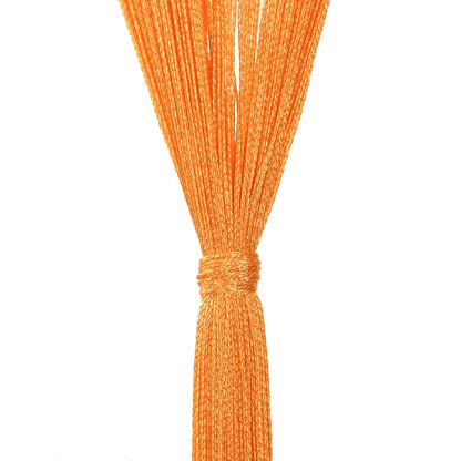 String Curtains 2 pcs Orange 100x250 cm