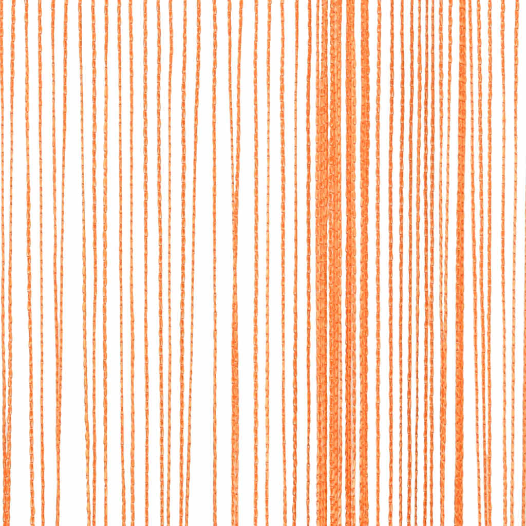 String Curtains 2 pcs Orange 100x250 cm