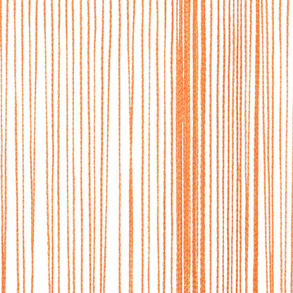 String Curtains 2 pcs Orange 100x250 cm