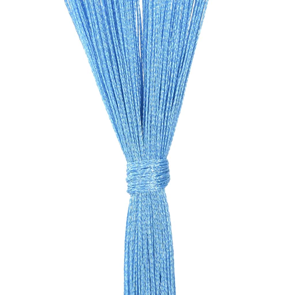 String Curtains 2 pcs Light Blue 100x250 cm