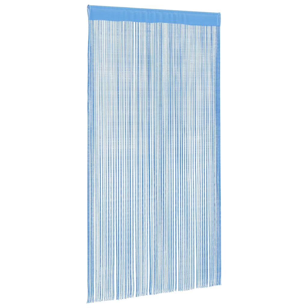 String Curtains 2 pcs Light Blue 140x250 cm