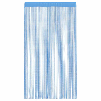 String Curtains 2 pcs Light Blue 140x250 cm