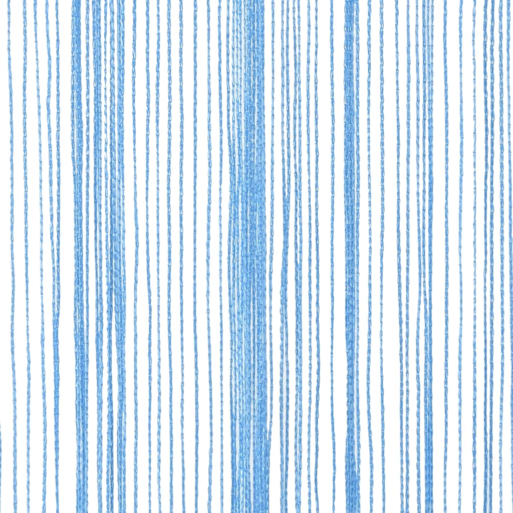 String Curtains 2 pcs Light Blue 140x250 cm