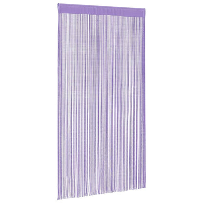 String Curtains 2 pcs Purple 140x250 cm