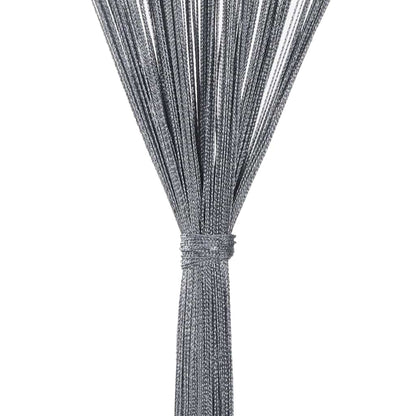 String Curtains 2 pcs Anthracite 140x250 cm