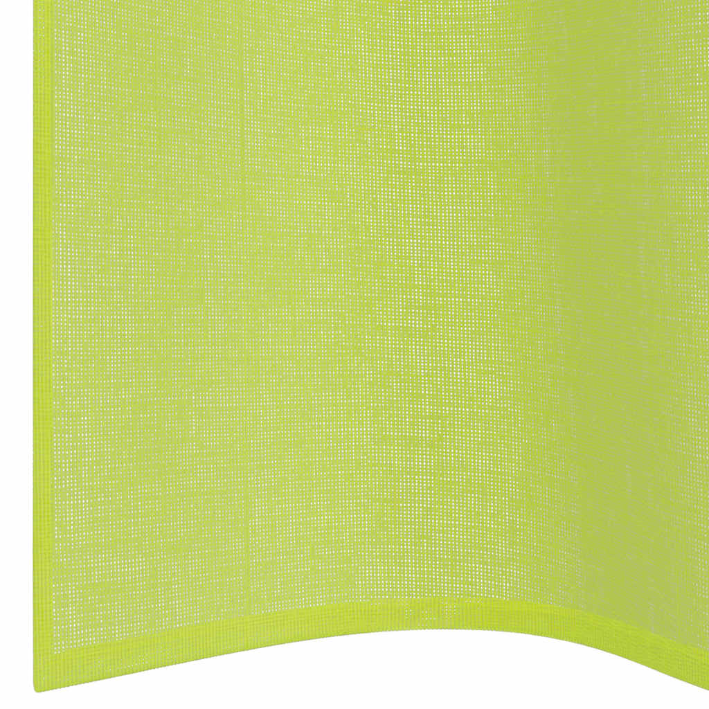 Voile Curtains with Grommets 2 pcs Apple Green 140x175 cm