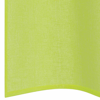 Voile Curtains with Grommets 2 pcs Apple Green 140x175 cm