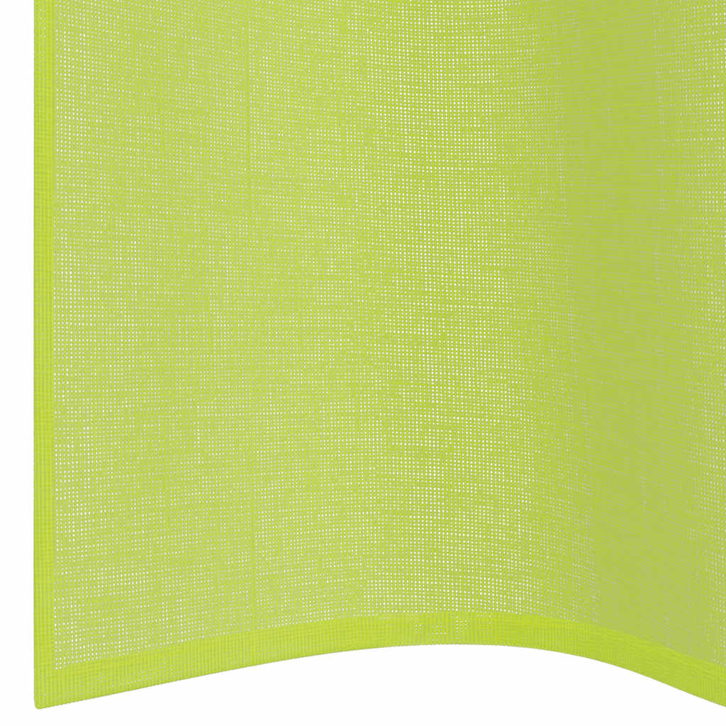 Voile Curtains with Grommets 2 pcs Apple Green 140x225 cm