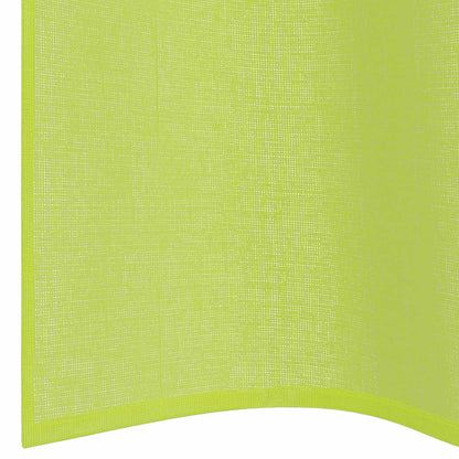 Voile Curtains with Grommets 2 pcs Apple Green 140x225 cm