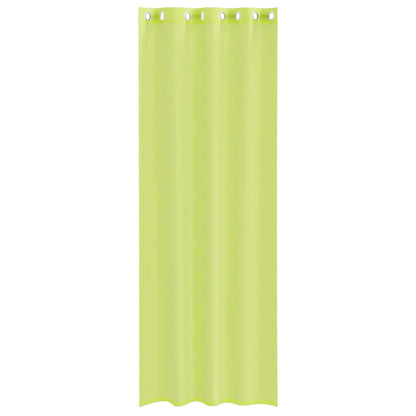 Voile Curtains with Grommets 2 pcs Apple Green 140x260 cm