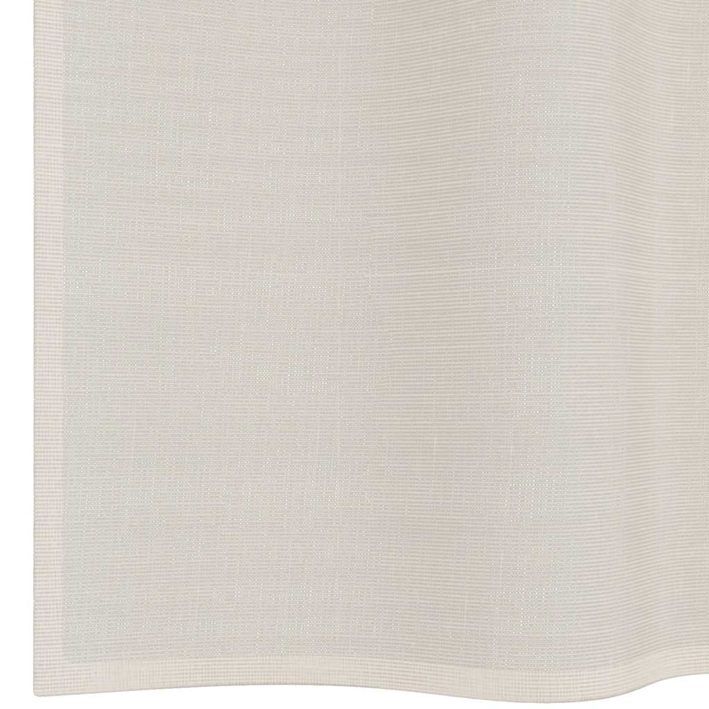 Voile Curtains with Grommets 2 pcs Cream 140x175 cm