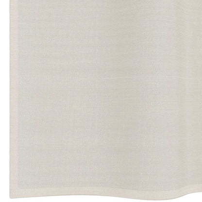 Voile Curtains with Grommets 2 pcs Cream 140x175 cm