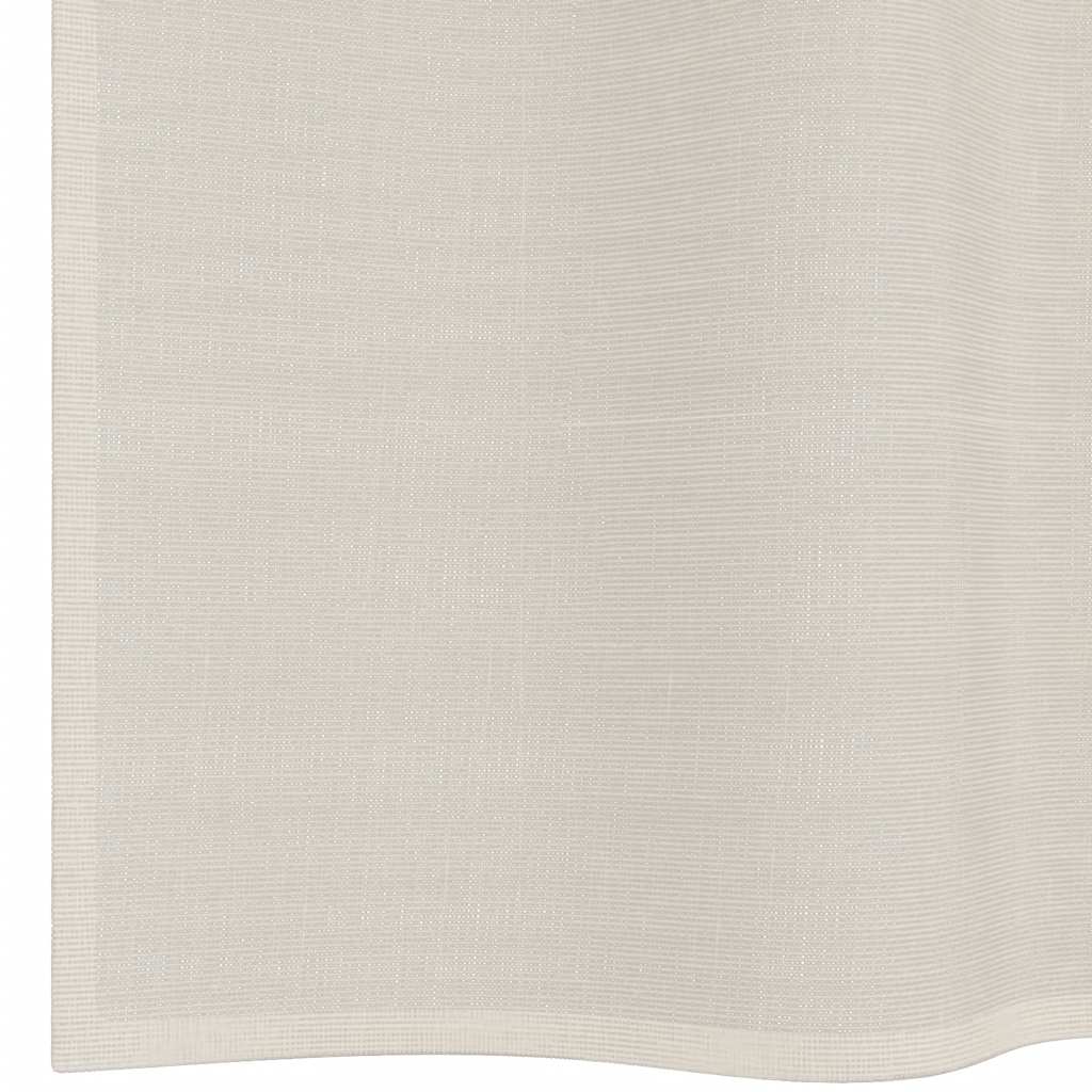 Voile Curtains with Grommets 2 pcs Cream 140x300 cm