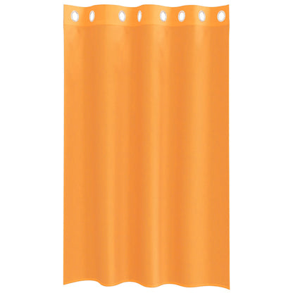Voile Curtains with Grommets 2 pcs Orange 140x175 cm