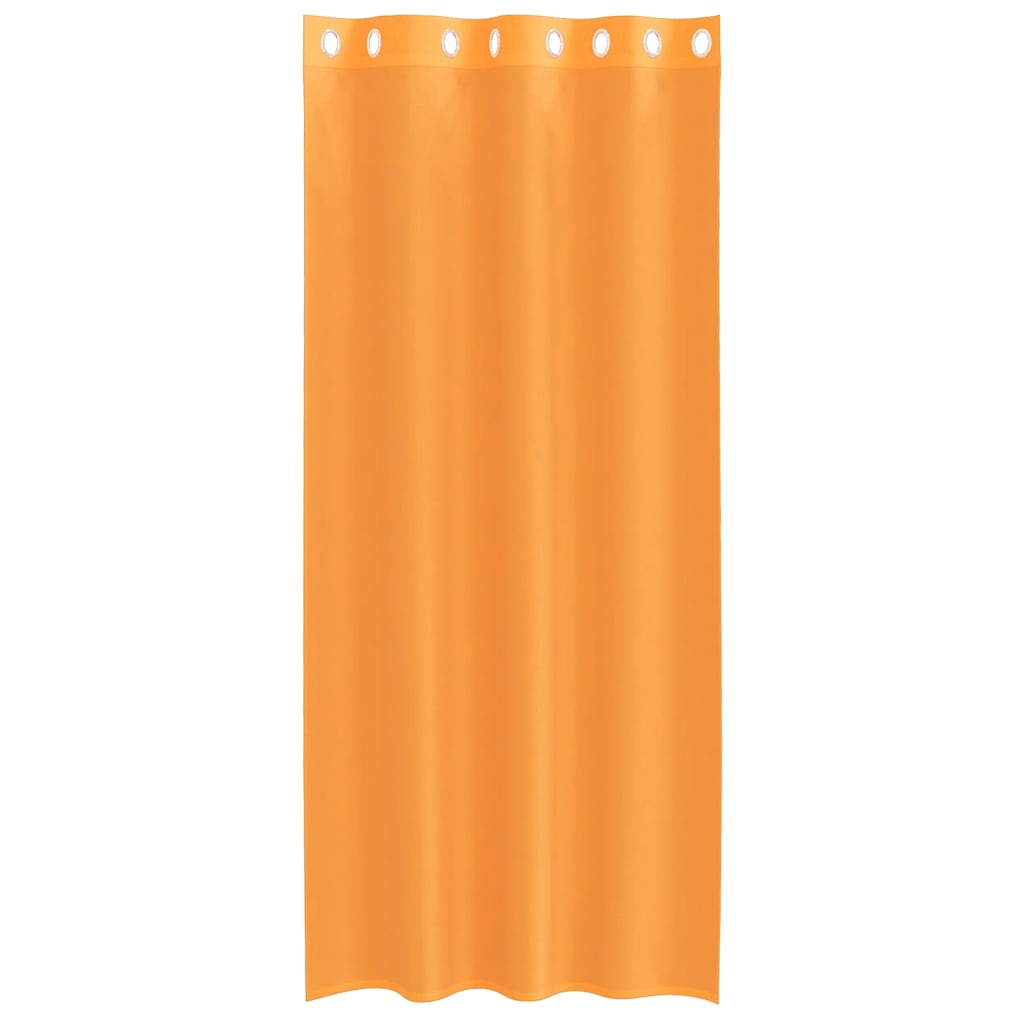 Voile Curtains with Grommets 2 pcs Orange 140x225 cm