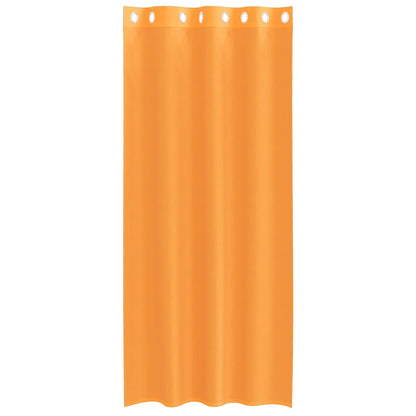 Voile Curtains with Grommets 2 pcs Orange 140x225 cm