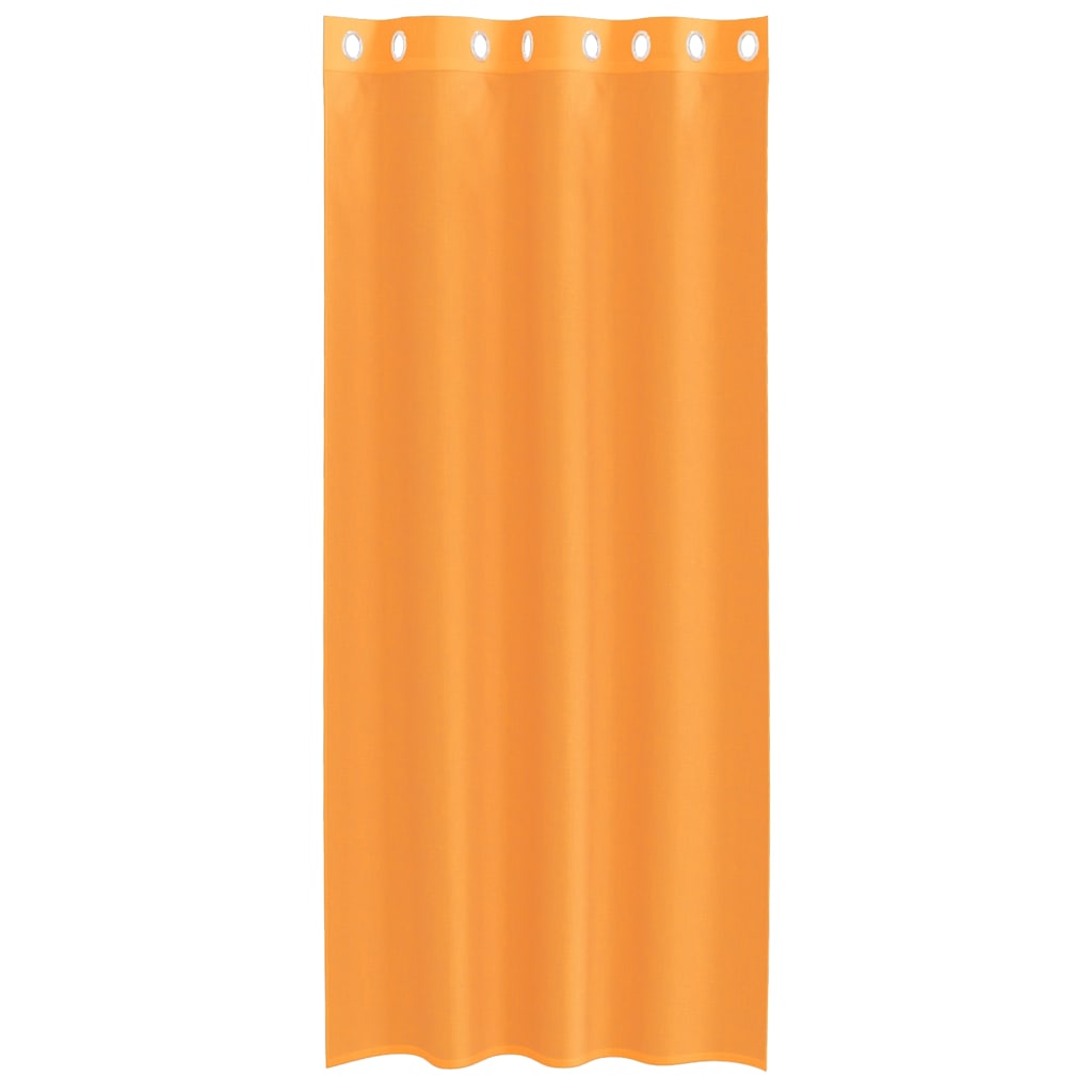 Voile Curtains with Grommets 2 pcs Orange 140x245 cm