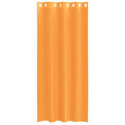 Voile Curtains with Grommets 2 pcs Orange 140x245 cm