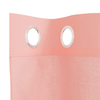 Voile Curtains with Grommets 2 pcs Pink 140x260 cm