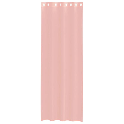 Voile Curtains with Grommets 2 pcs Pink 140x300 cm