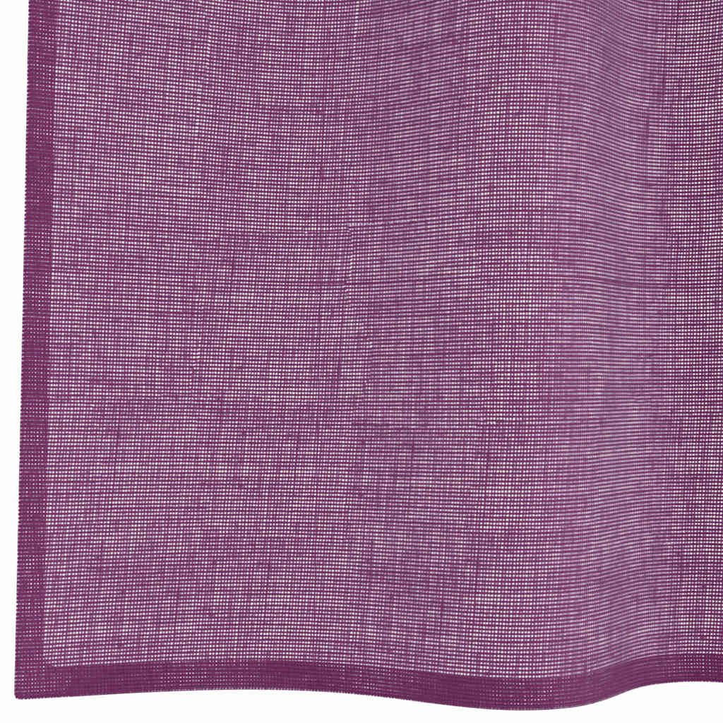 Voile Curtains with Grommets 2 pcs Purple 140x225 cm