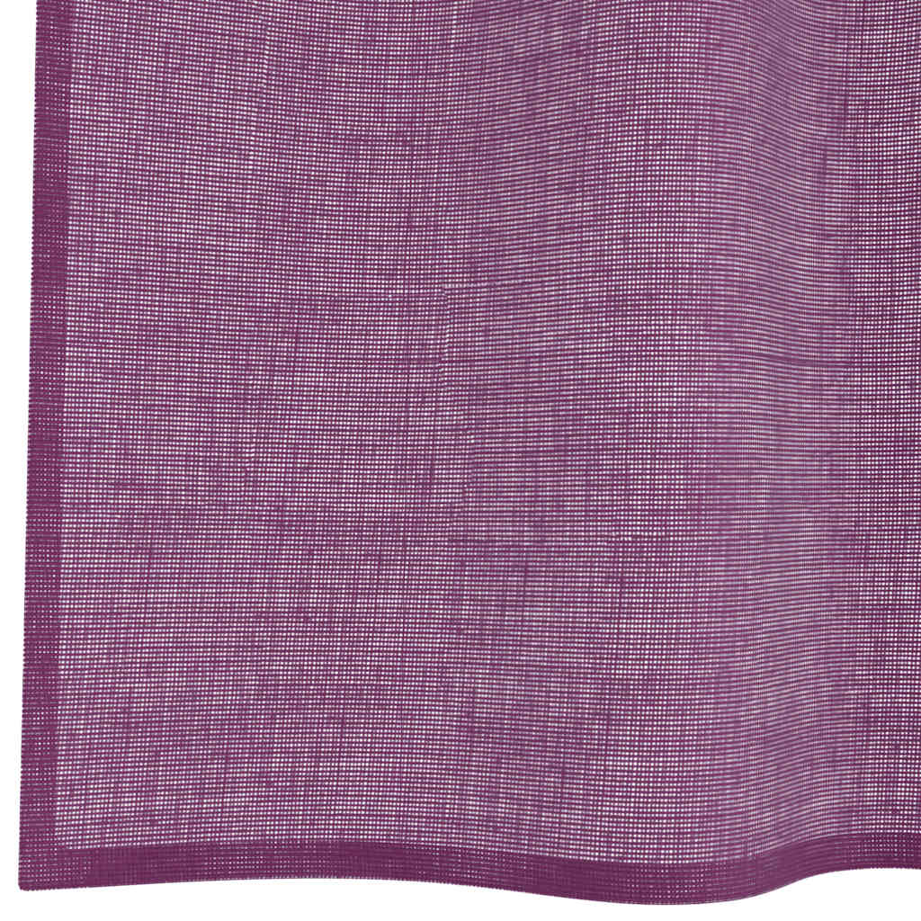 Voile Curtains with Grommets 2 pcs Purple 140x260 cm