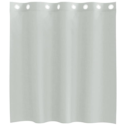 Voile Curtains with Grommets 2 pcs Light Grey 140x140 cm