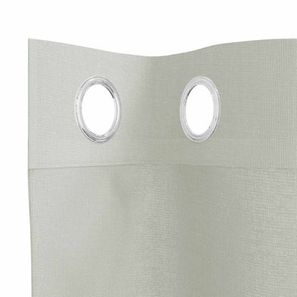Voile Curtains with Grommets 2 pcs Light Grey 140x225 cm