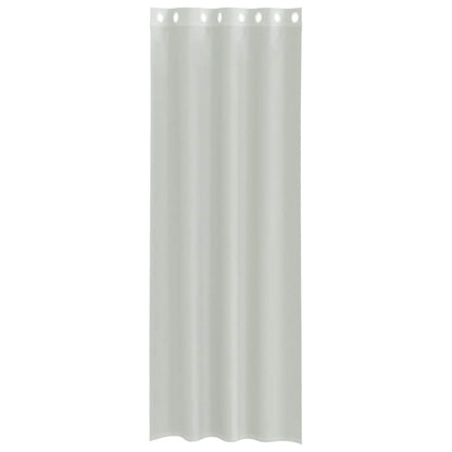 Voile Curtains with Grommets 2 pcs Light Grey 140x260 cm