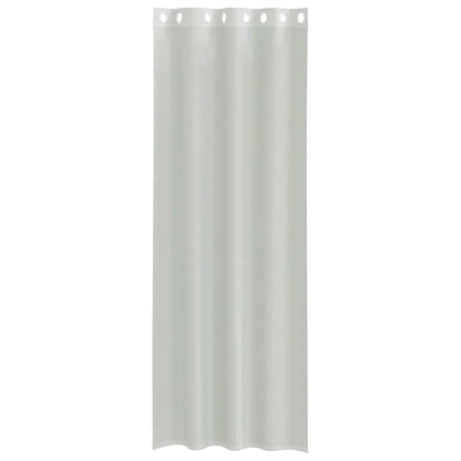 Voile Curtains with Grommets 2 pcs Light Grey 140x300 cm