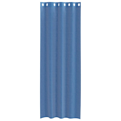 Voile Curtains with Grommets 2 pcs Royal Blue