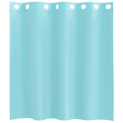 Voile Curtains with Grommets 2 pcs Turquoise