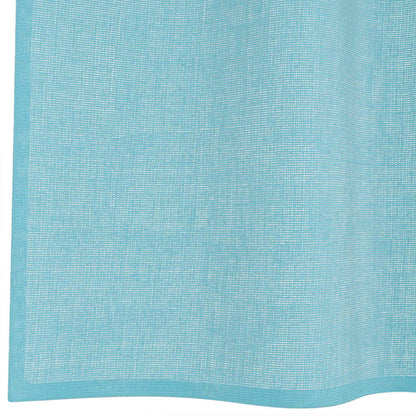 Voile Curtains with Grommets 2 pcs Turquoise