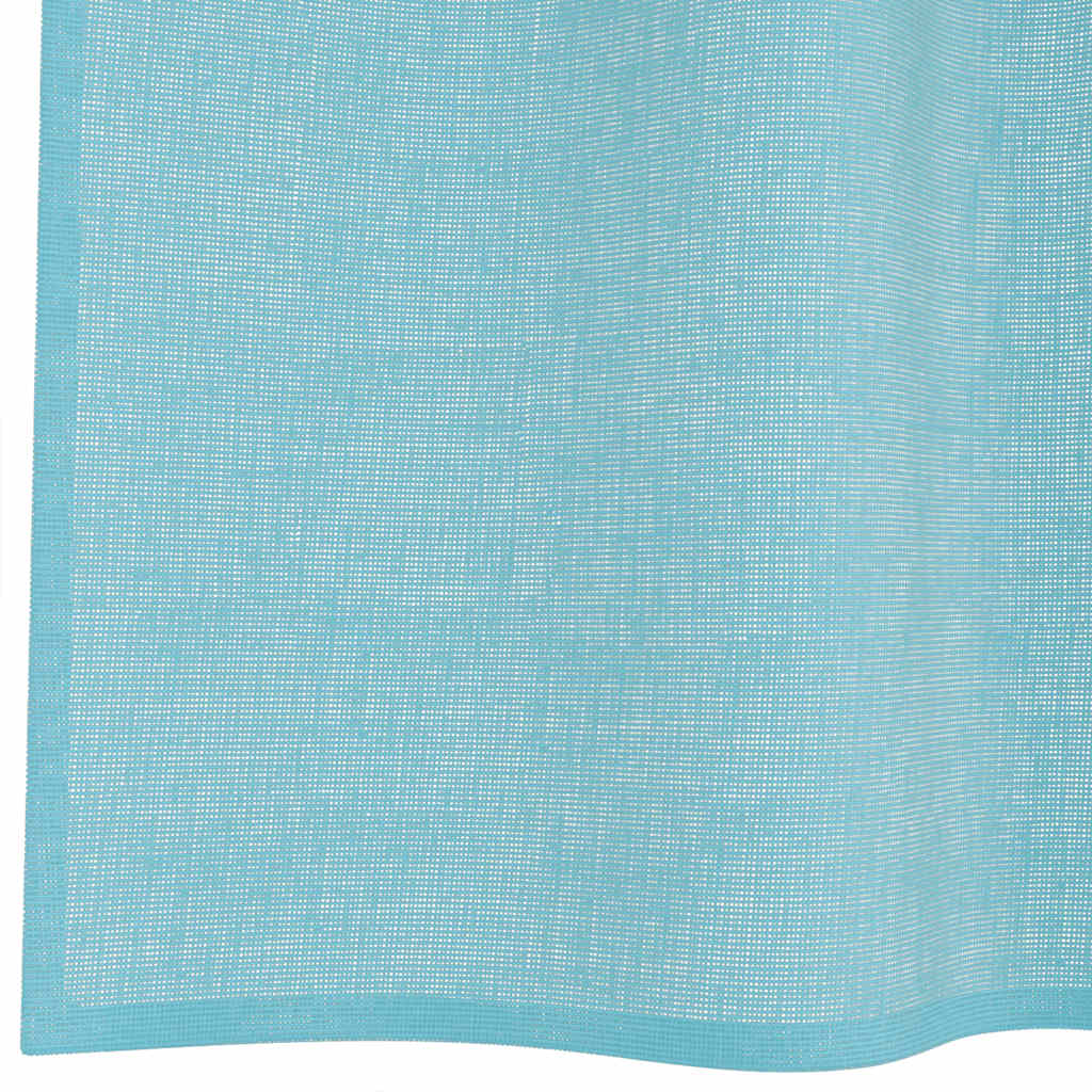 Voile Curtains with Grommets 2 pcs Turquoise