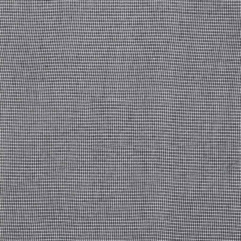 Voile Curtains with Rod Pockets 2 pcs Black
