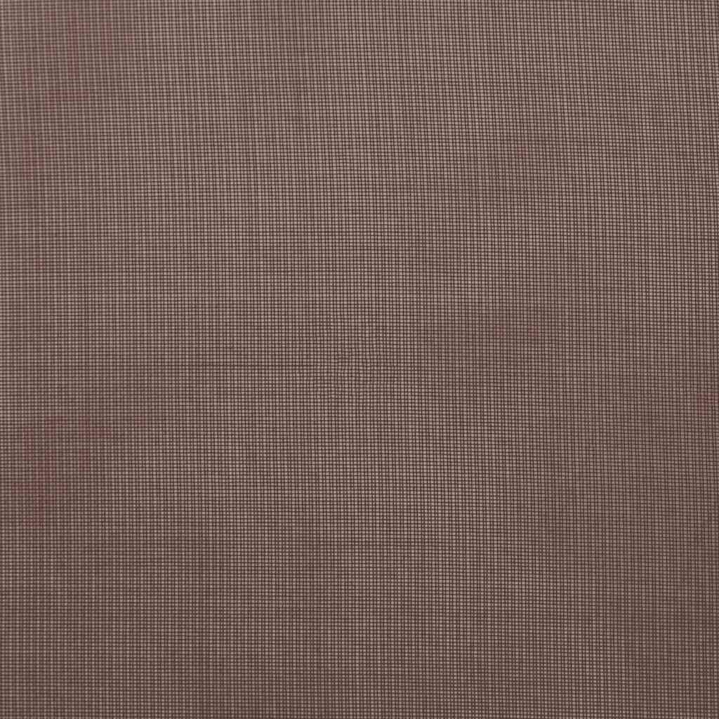 Voile Curtains with Rod Pockets 2 pcs Brown
