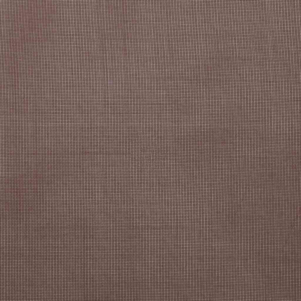 Voile Curtains with Rod Pockets 2 pcs Brown