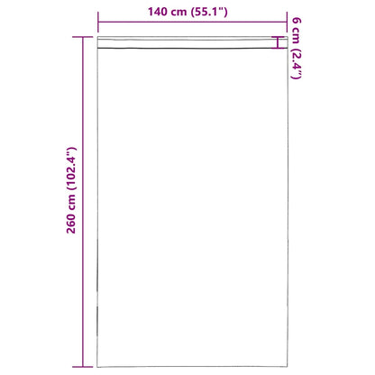 Voile Curtains with Rod Pockets 2 pcs Brown