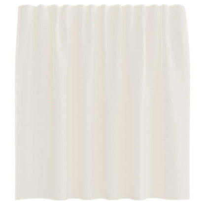 Voile Curtains with Rod Pockets 2 pcs Cream