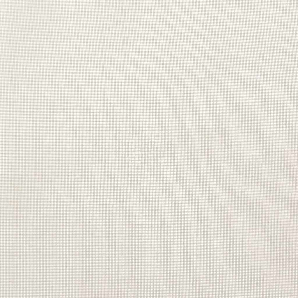 Voile Curtains with Rod Pockets 2 pcs Cream