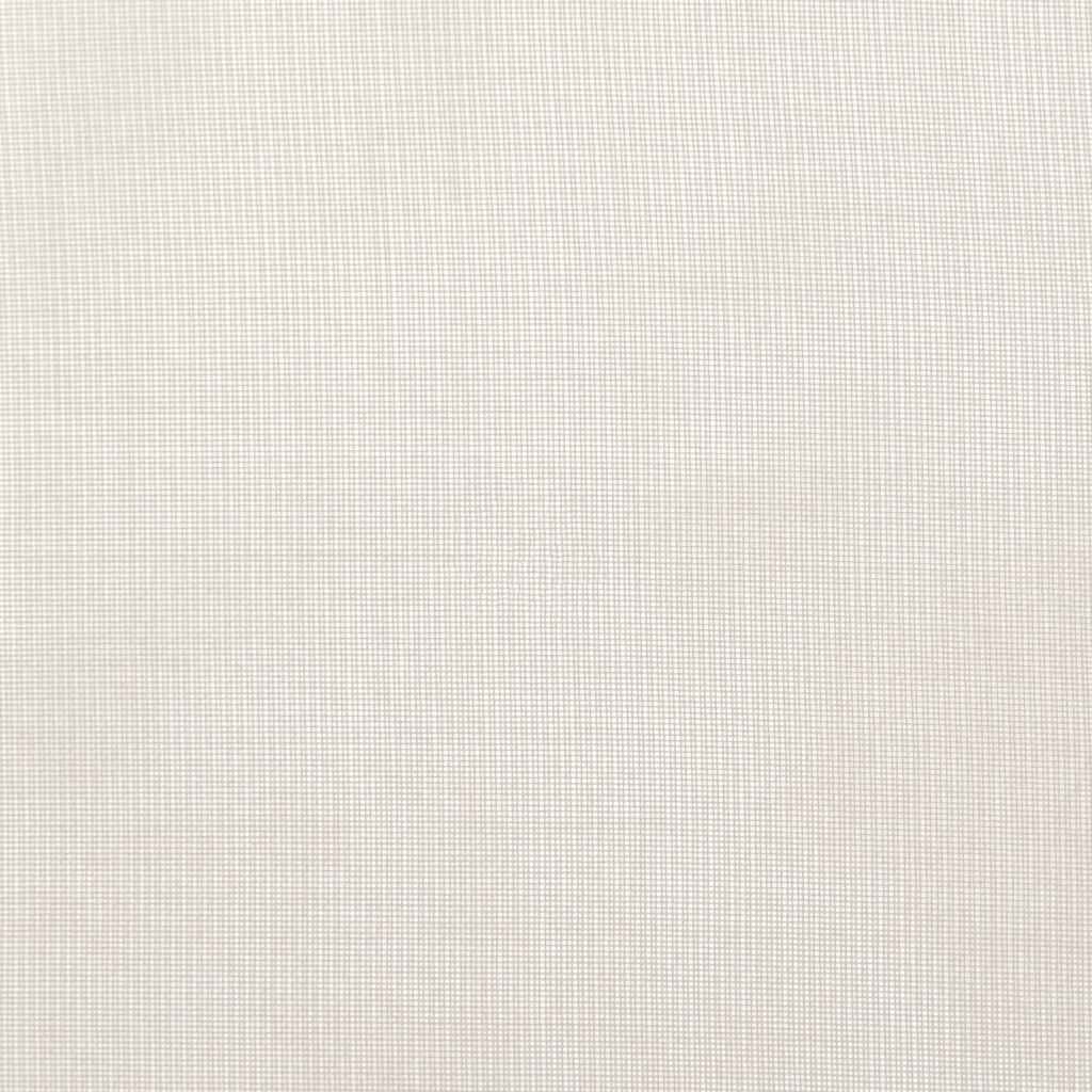 Voile Curtains with Rod Pockets 2 pcs Cream