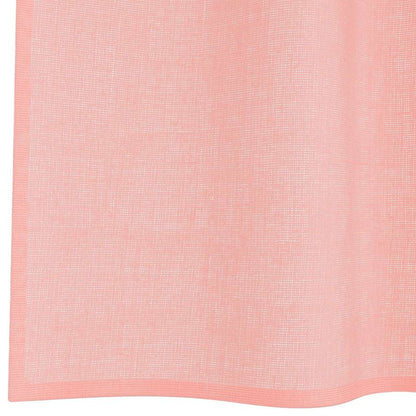 Voile Curtains with Rod Pockets 2 pcs Pink