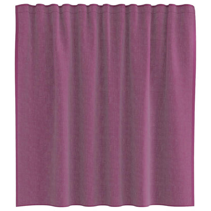 Voile Curtains with Rod Pockets 2 pcs Purple