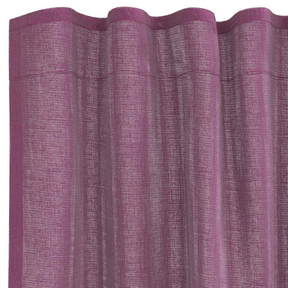 Voile Curtains with Rod Pockets 2 pcs Purple