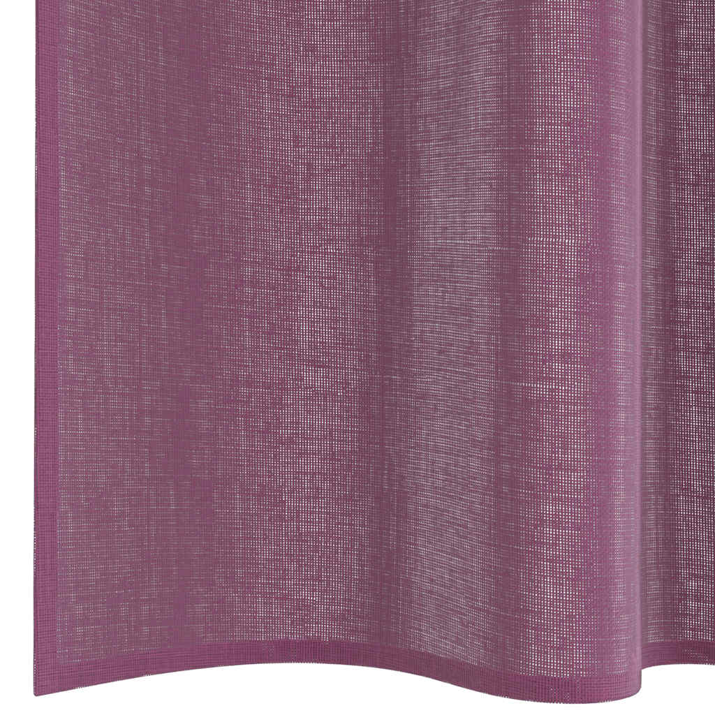 Voile Curtains with Rod Pockets 2 pcs Purple