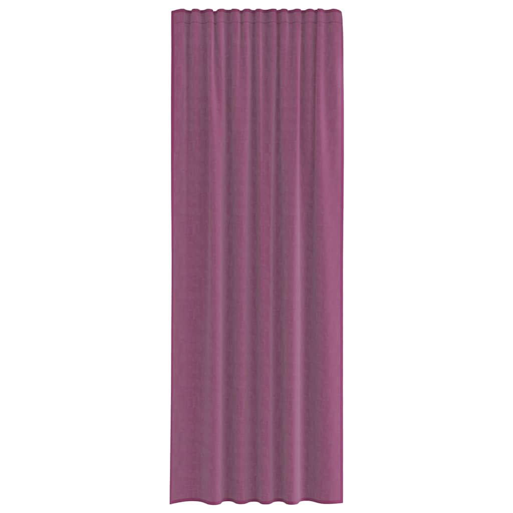 Voile Curtains with Rod Pockets 2 pcs Purple