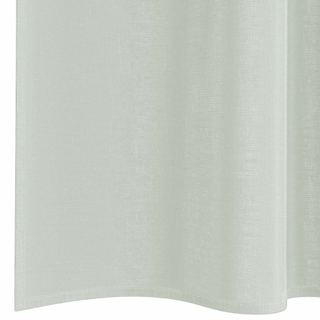 Voile Curtains with Rod Pockets 2 pcs Light Grey