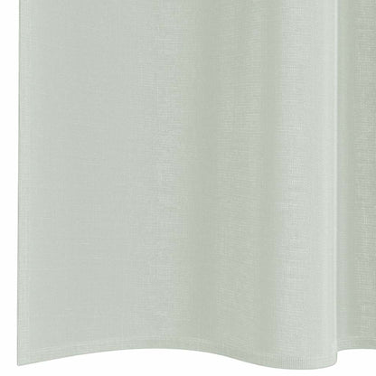 Voile Curtains with Rod Pockets 2 pcs Light Grey