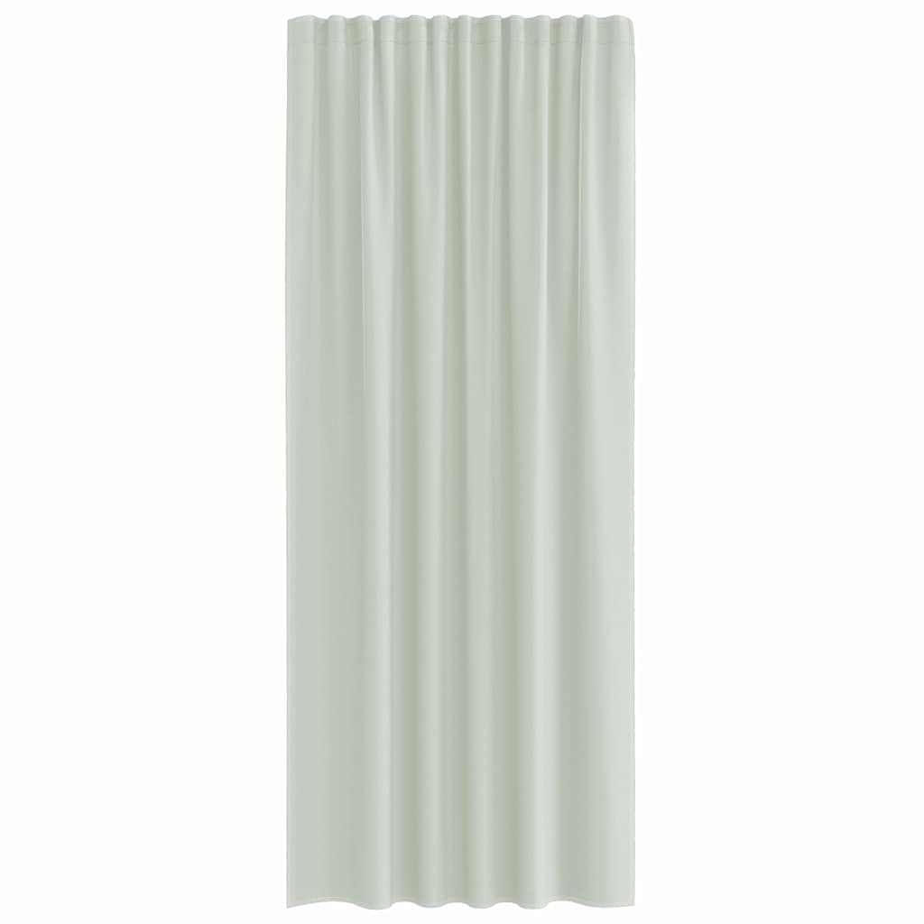 Voile Curtains with Rod Pockets 2 pcs Light Grey